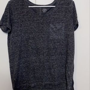 Grey Boyfriend Tee with Pocket!